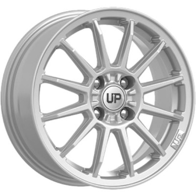 Wheels UP UP102 6x15 4*100 ET40 DIA60.1 Silver Classic 