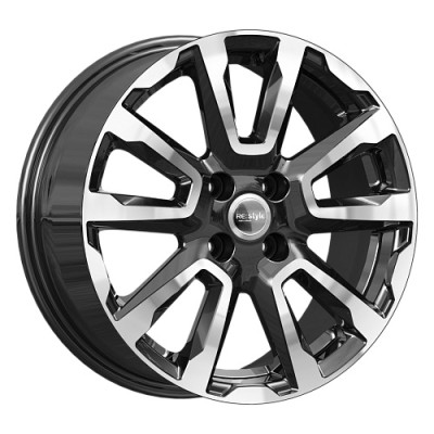 K&K КС1026 6.5x16 4*100 ET45 DIA60.1 Алмаз черный 