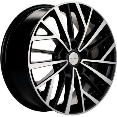 Khomen KHW 1717 7x17 5*114.3 ET48 DIA67.1 Black-FP 