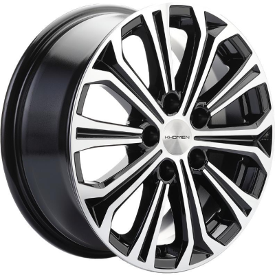 Khomen KHW 1610 6.5x16 5*112 ET50 DIA57.1 Black-FP 