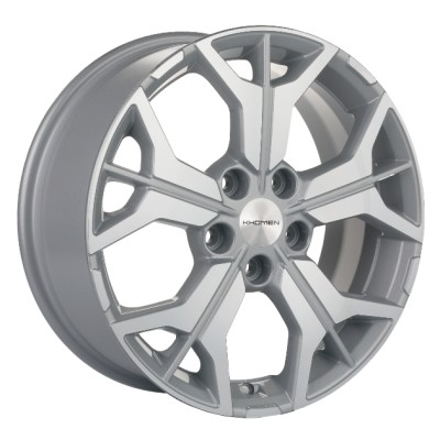 Khomen KHW 1715 7x17 5*112 ET54 DIA57.1 F-Silver-FP 