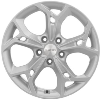 Khomen KHW 1702 7x17 5*114.3 ET46 DIA67.1 F-Silver 