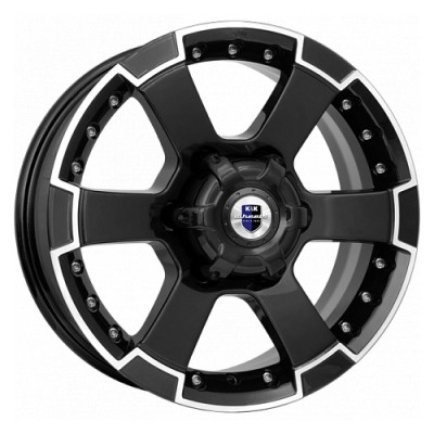K&K M56 7x16 6*139.7 ET38 DIA67.1 Алмаз черный 