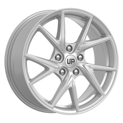 Wheels UP UP105 7x17 5*114.3 ET45 DIA66.1 Silver Classic 