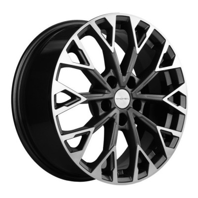Khomen KHW 1718 7x17 5*108 ET45 DIA60.1 Black-FP 