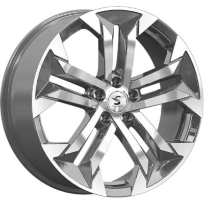 K&K КР015 7.5x19 5*114.3 ET40 DIA66.6 Diamond gloss graphite 