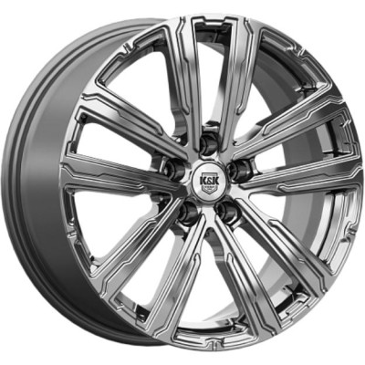 K&K Аламер 7.5x18 5*114.3 ET45 DIA67.1 Дарк платинум 