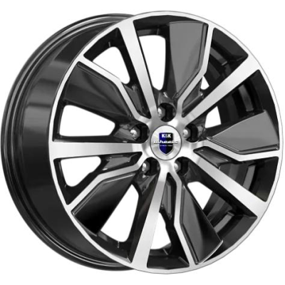 K&K Гамбит 6.5x16 5*105 ET38 DIA56.6 Алмаз черный 