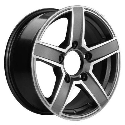 Khomen KHW 1614 6.5x16 5*139.7 ET35 DIA98.5 Gray-FP 