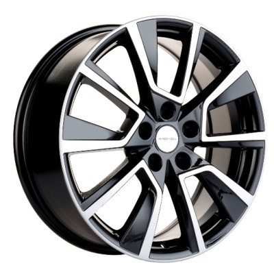 Khomen KHW 1802 7x18 5*114.3 ET37 DIA66.6 Black-FP 