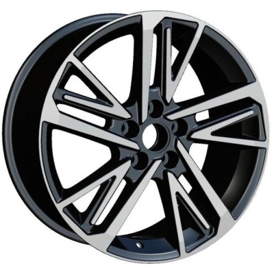 Khomen KHW 1815 8x18 5*114.3 ET46 DIA67.1 Black-FP 