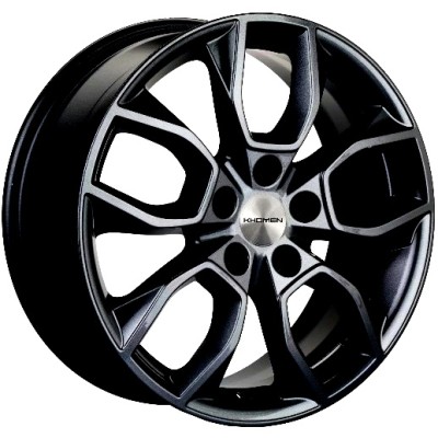 Khomen KHW 1713 7x17 5*114.3 ET45 DIA60.1 Black 