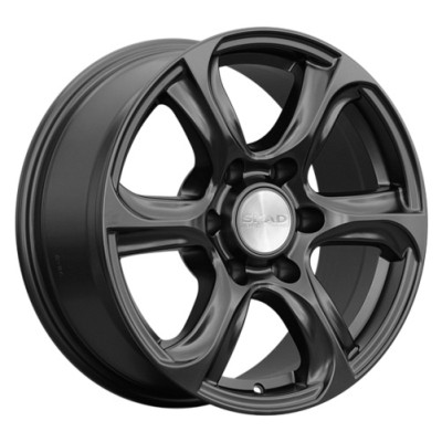 Скад Скала 7.5x17 6*139.7 ET25 DIA106.1 Черный бархат  - «ПСС ПРО»