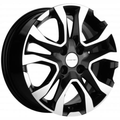 Khomen KHW 1503 6x15 4*100 ET40 DIA60.1 Black-FP 