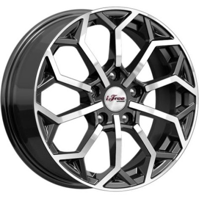 iFree Спейс-Нидл 6.5x16 5*100 ET38 DIA67.1 Блэк Джек  - «ПСС ПРО»