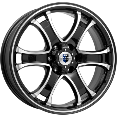 K&K Балеар 7.5x18 6*139.7 ET38 DIA100.1 Алмаз черный 