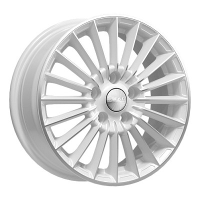 Скад Веритас 6x15 5*100 ET38 DIA57.1 Алмаз белый  - «ПСС ПРО»