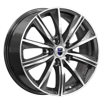 K&K Арнар 7x16 5*112 ET38 DIA66.6 Алмаз черный 