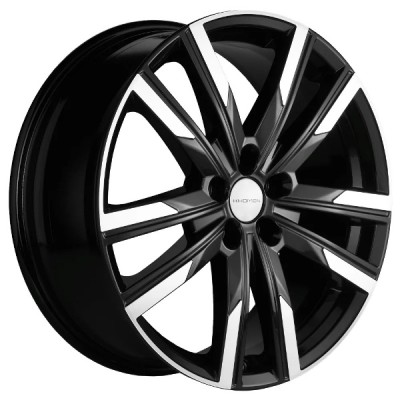 Khomen KHW 1905 7.5x19 5*114.3 ET45 DIA67.1 Black-FP 
