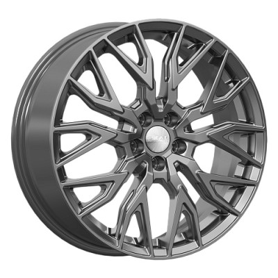 Скад Эльба 7x18 5*100 ET28 DIA57.1 Графит 