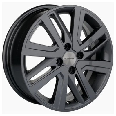Khomen KHW 1609 6x16 4*100 ET41 DIA60.1 Black Matt 