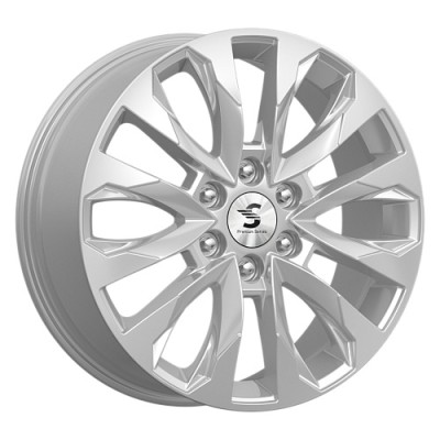 K&K КР007 8x20 6*139.7 ET60 DIA95.1 Elite silver 