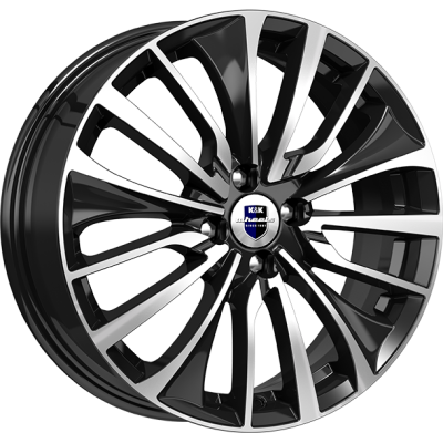 K&K Flanker 6.5x17 5*112 ET46 DIA57.1 Алмаз черный 