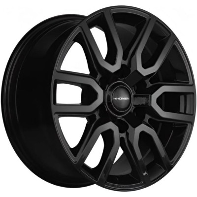 Khomen KHW 1723 8x17 6*139.7 ET45 DIA93.1 Black 