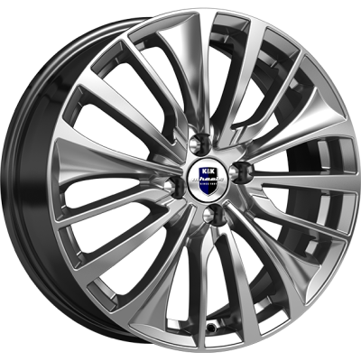 K&K Flanker 6.5x17 5*114.3 ET50 DIA67.1 Дарк платинум 