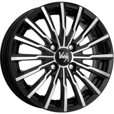 K&K Акцент 5.5x14 4*100 ET39 DIA67.1 Алмаз черный