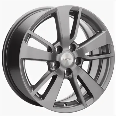 Khomen KHW 1704 7x17 5*114.3 ET43.5 DIA67.1 Gray-FP 