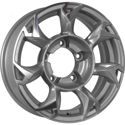 Khomen KHW 1505 5.5x15 5*139.7 ET5 DIA108.1 Gray-FP 