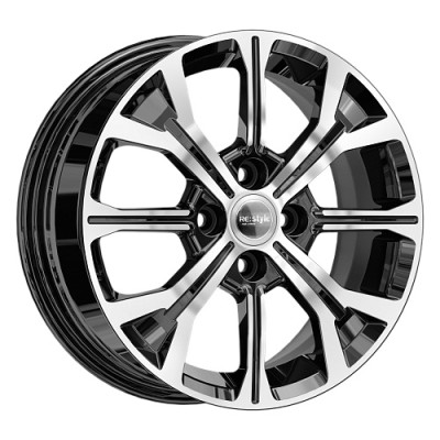 K&K КС945 6x15 4*100 ET46 DIA54.1 Алмаз черный 