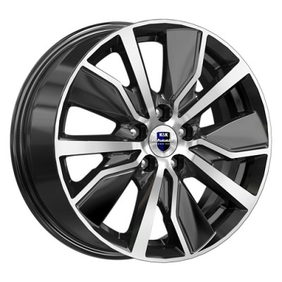 K&K Гамбит 6.5x16 5*114.3 ET45 DIA66.1 Алмаз черный 