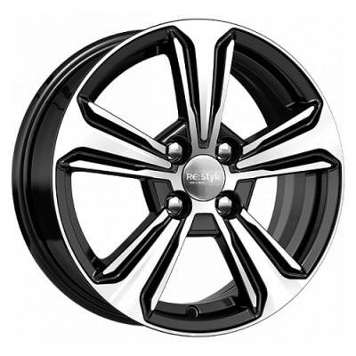 K&K КС777 6x15 4*100 ET46 DIA54.1 Алмаз черный 