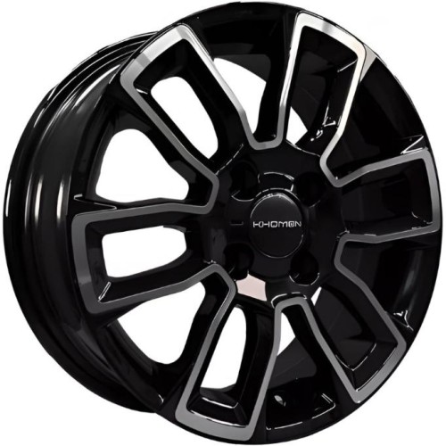 Khomen KHW 1406 5.5x14 4*100 ET43 DIA60.1 Black-FP 