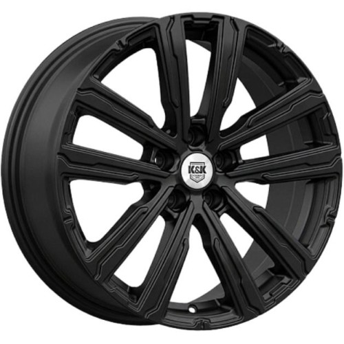 K&K Аламер 7.5x18 5*108 ET33 DIA60.1 Черный Матовый 
