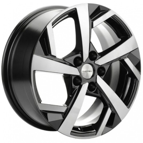 Khomen KHW 1712 7x17 5*114.3 ET37 DIA66.6 Black-FP 