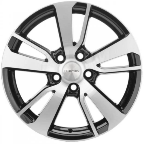 Khomen KHW 1704 7x17 5*114.3 ET37 DIA66.6 Black-FP 