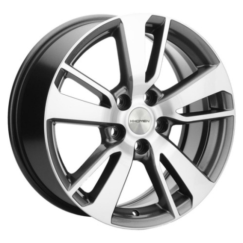 Khomen KHW 1704 7x17 5*114.3 ET38 DIA67.1 Gray-FP 