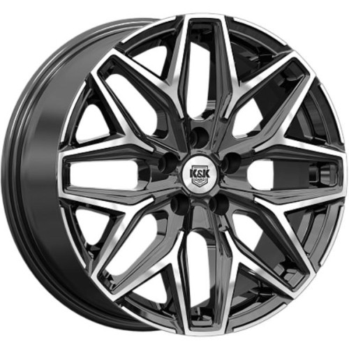 K&K Ариус 7x17 4*108 ET20 DIA65.1 Алмаз черный 