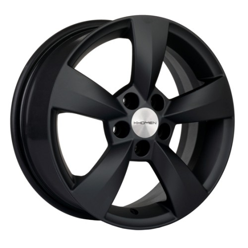 Khomen KHW 1504 6x15 5*100 ET40 DIA57.1 Black 