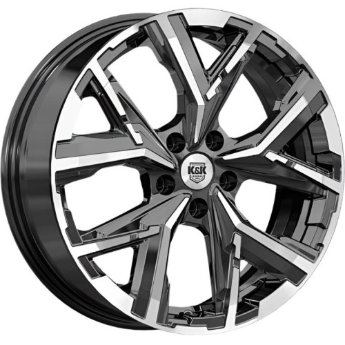 K&K Айона 6.5x18 5*114.3 ET40 DIA64.1 Алмаз черный 
