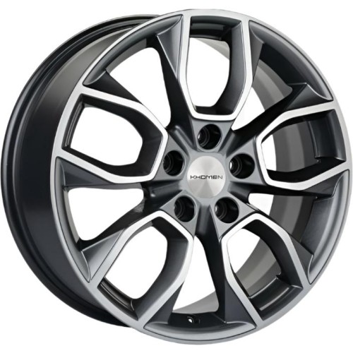 Khomen KHW 1713 7x17 5*112 ET40 DIA57.1 Gray-FP 