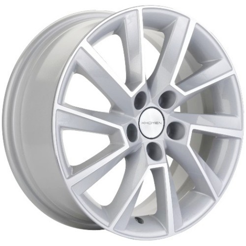 Khomen KHW 1507 6x15 5*100 ET40 DIA57.1 Silver-FP 