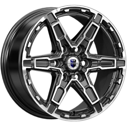 K&K Дистрикт 8x18 6*139.7 ET36 DIA100.1 Алмаз черный 