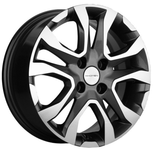 Khomen KHW 1503 6x15 4*100 ET40 DIA60.1 Black-FP 