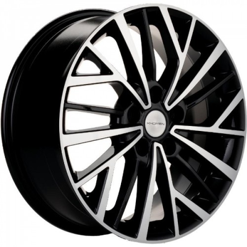 Khomen KHW 1717 7x17 5*114.3 ET48.5 DIA67.1 Black-FP 