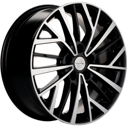 Khomen KHW 1717 7x17 5*114.3 ET48 DIA67.1 Black-FP 
