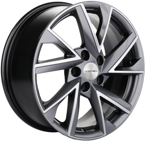 Khomen KHW 1714 7x17 5*114.3 ET45 DIA67.1 Gray-FP 